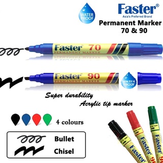 Faster 70 Permanent Marker 12pcs Per Box Shopee Malaysia