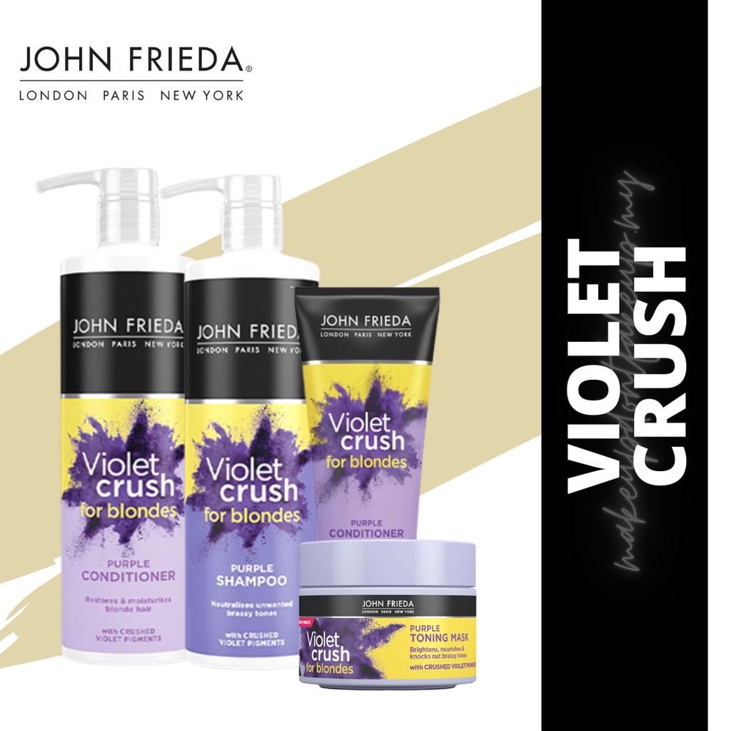 John Frieda Violet Crush For Blonde Hair Shopee Malaysia