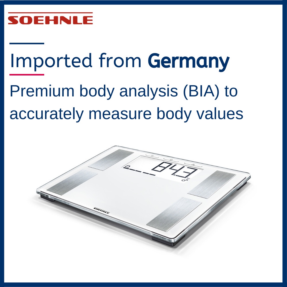 Leifheit X Soehnle Premium Home Digital Body Analysis Personal Weighing