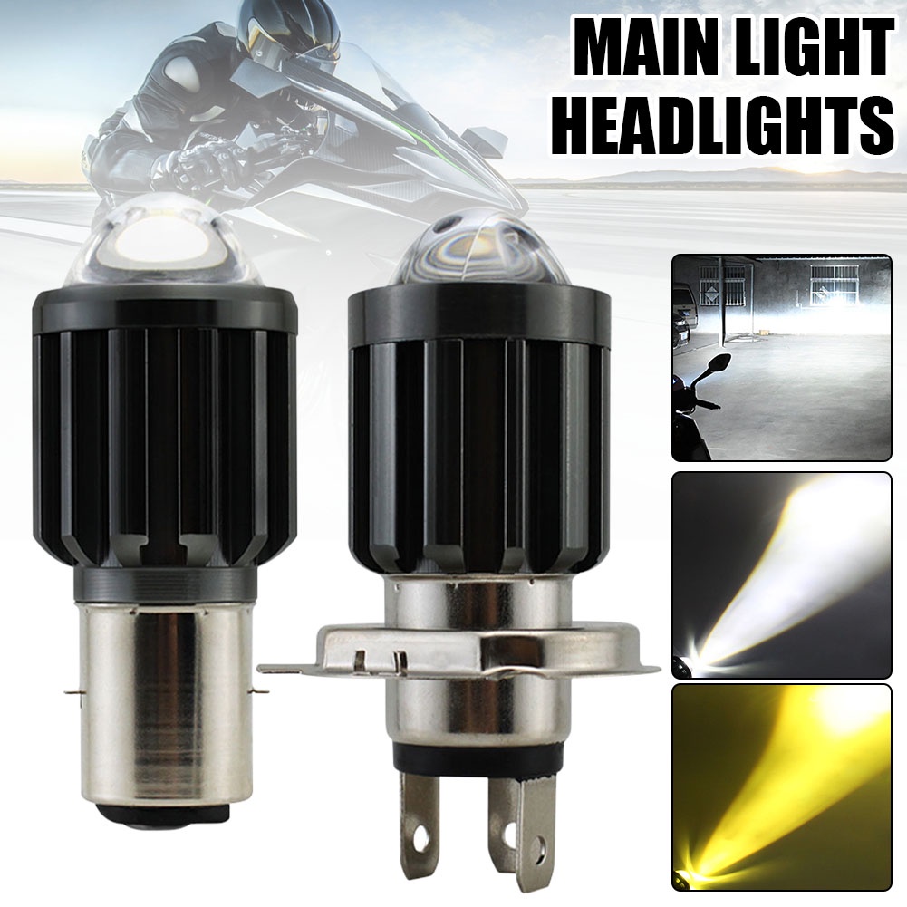 Lm H Led Moto H Ba D Led Motorcycle Headlight Bulbs Csp Lens