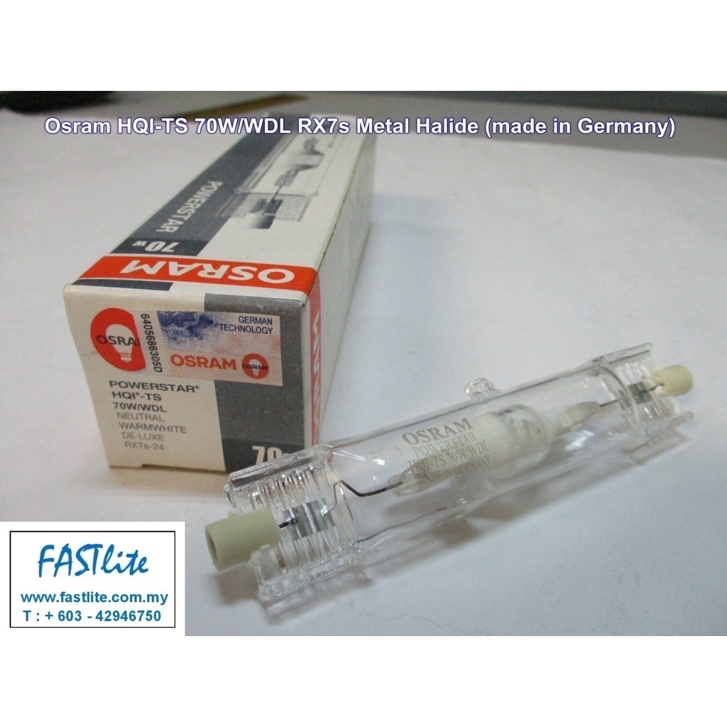 Osram Hqi Ts W Wdl Rx S Metal Halide Made In Germany Shopee Malaysia