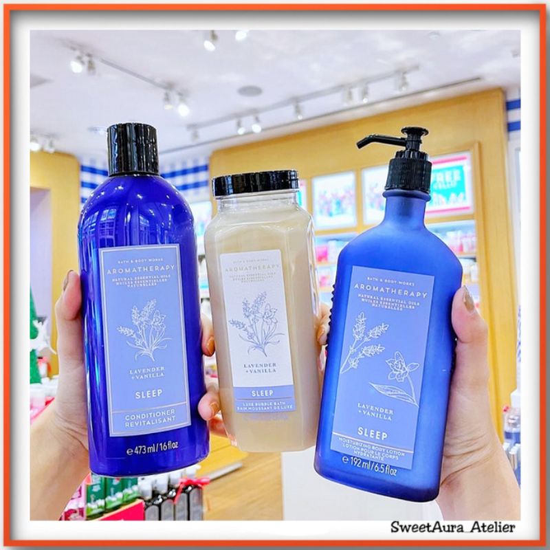 Bath Body Works Aromatherapy Sleep Lavender Vanilla Shopee Malaysia