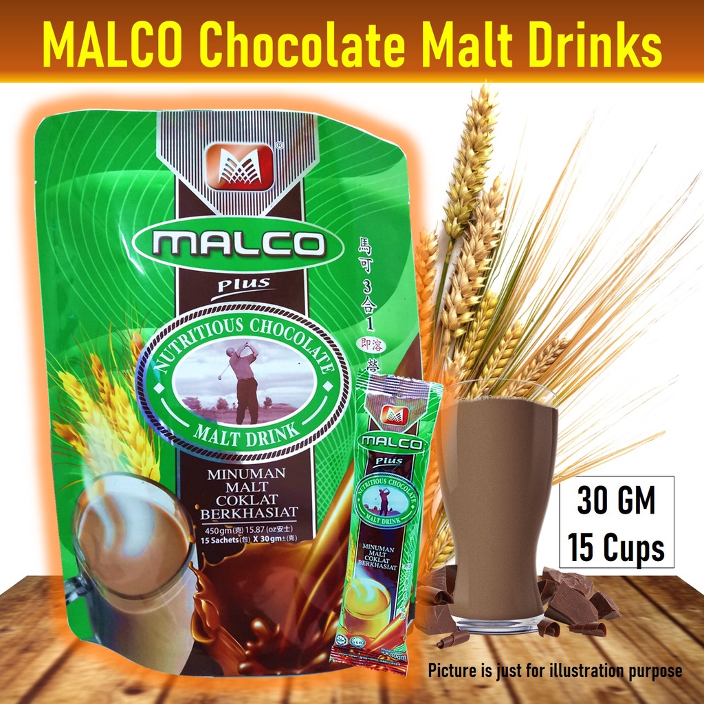 Gm X Sachets Chocolate Malt Drinks Minuman Coklat Malt