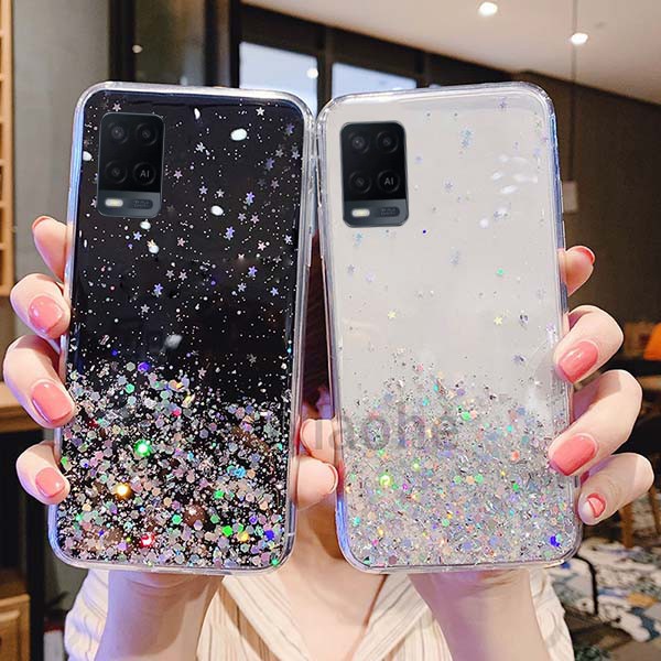 Casing OPPO A54 4G 2021 A73 A53 A93 A92 2020 Starry Sky Soft Tpu Phone