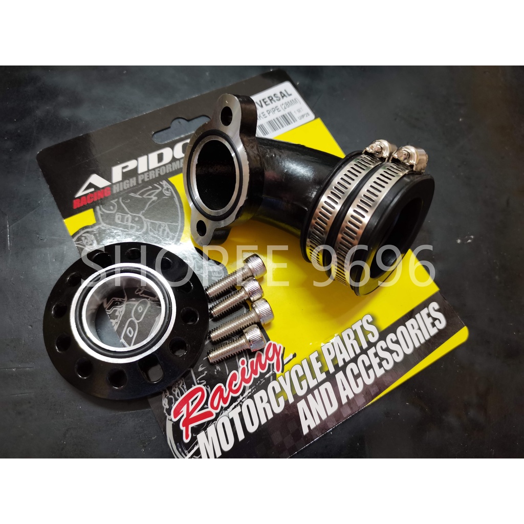 Apido Universal Mm Ufo Tengkuk Intake Pipe Racing Ex Wave Dream