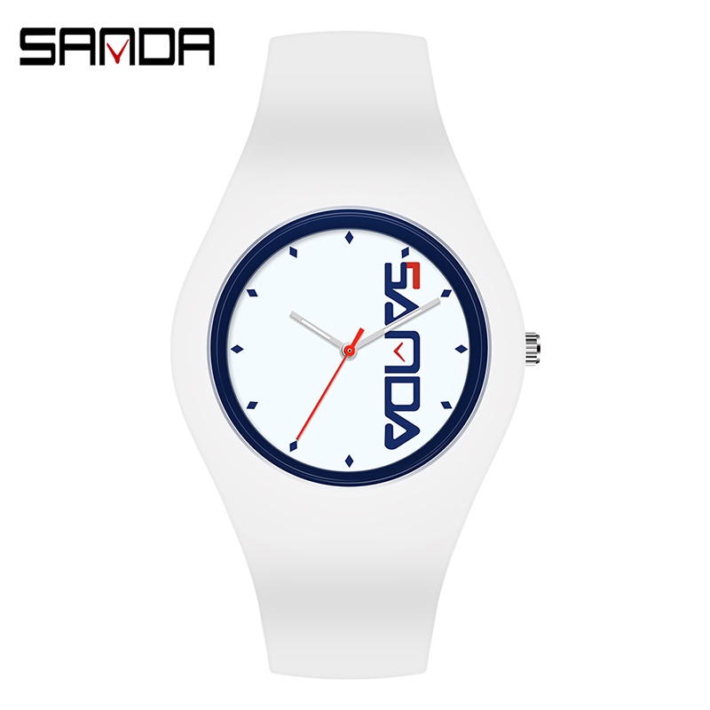 Sanda Siliconeelectronic Waterproof Watch Men S Personality Women S