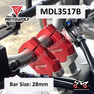 Motowolf Handlebar Riser Adv Adv Peninggi Handle Bar Mm Mm