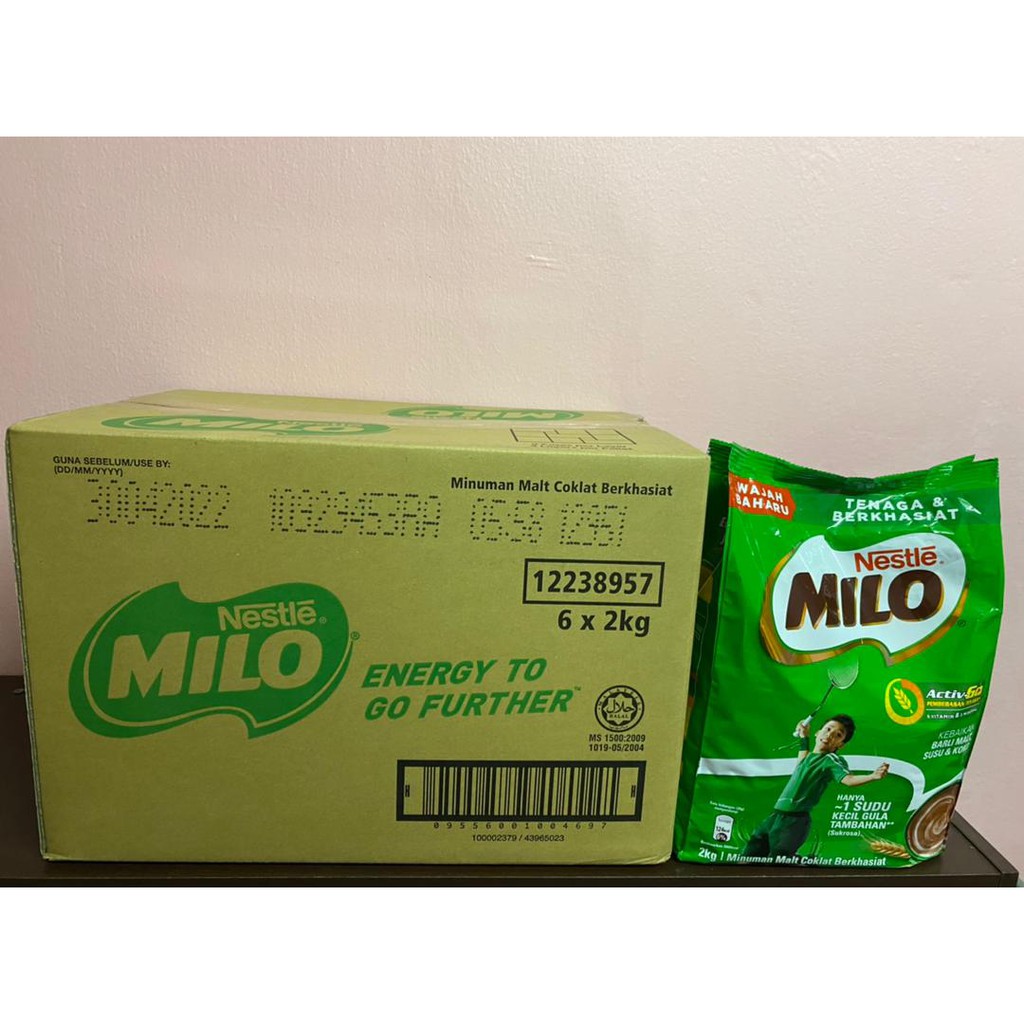 Nestle MILO Activ Go Chocolate Malt Powder Milo Original 1KG 2KG 2 2KG