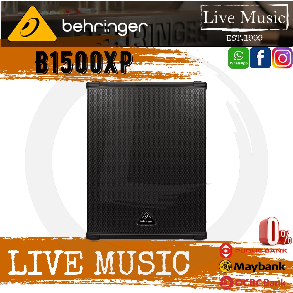 Behringer Eurolive B1500XP 3000W 15 Powered Subwoofer B 1500XP B