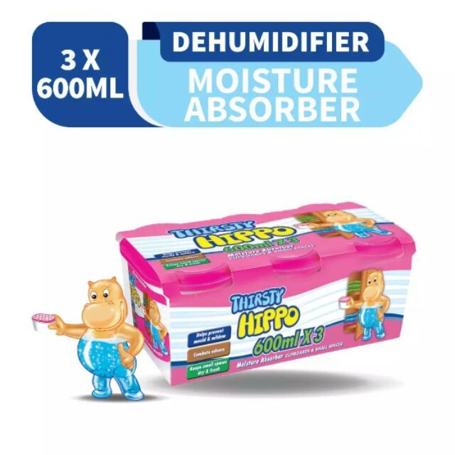 Thirsty Hippo Dehumidifier Moisture Absorber Shopee Malaysia