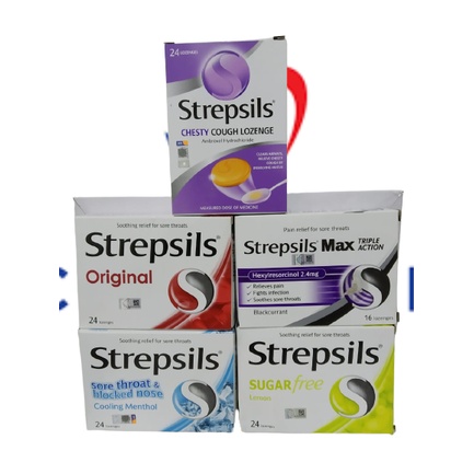 Strepsils Soothing Sore Throat Lozenges Packet Box Shopee Malaysia