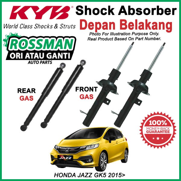 HONDA JAZZ GK5 2015 KYB KAYABA ORIGINAL SHOCK ABSORBER SET Shopee