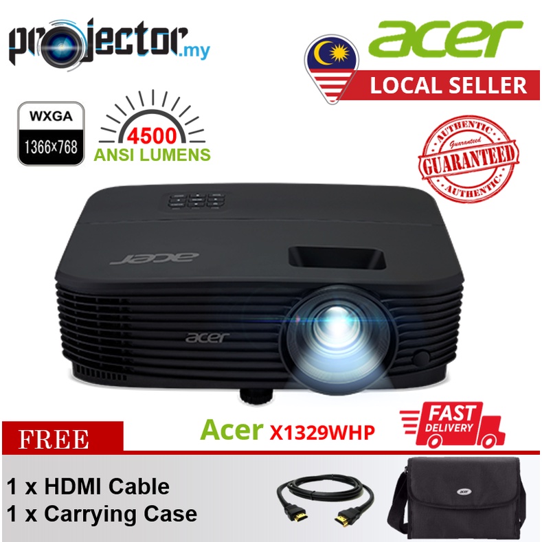 Acer X Whp X Whk Dlp Wxga Lumens High Bright Projector