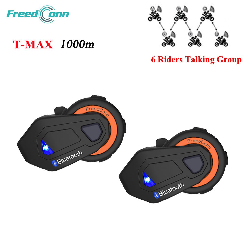 Freedconn T Max Pro Motorcycle Helmet Intercom Waterproof Riders