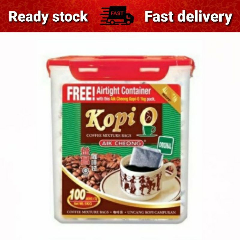 Aik Cheong Kopi O Original Coffee Kg Bags X G Free Airtight