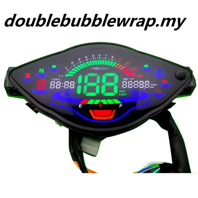 For Honda Wave 100 100r 110r Meter Digital Full LCD Led Speedometer