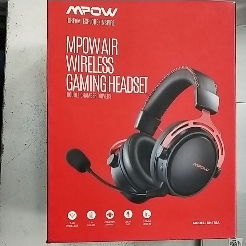 Mpow Air Wireless Gaming Headset Ghz Headphone Model Bh A Shopee