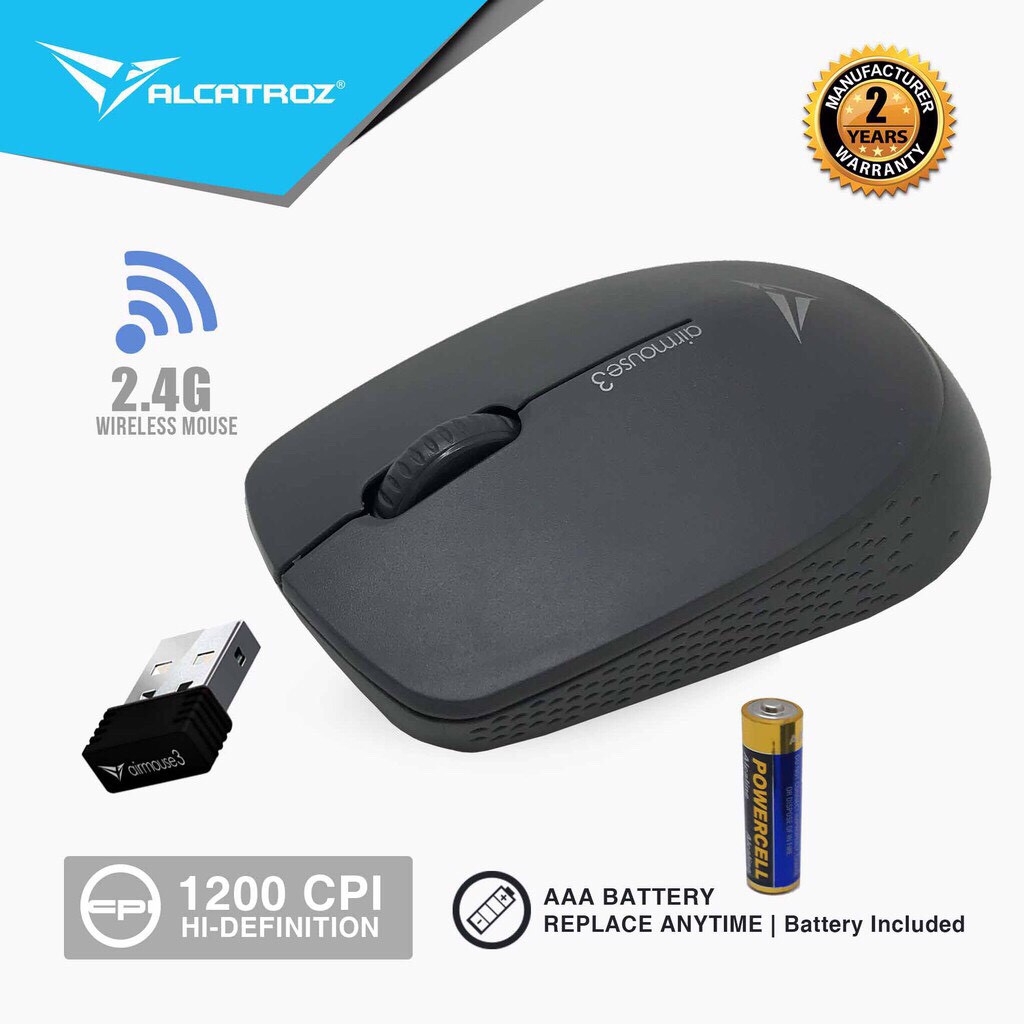 Alcatroz Airmouse Wireless G Hi Definition Optical Mouse Cpi