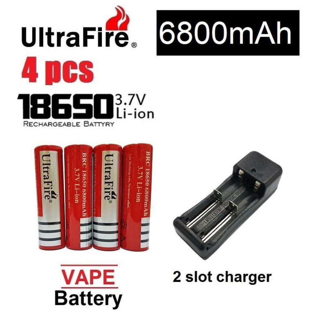 Up To In A Set V Ultrafire Vape Battery Rechargeable