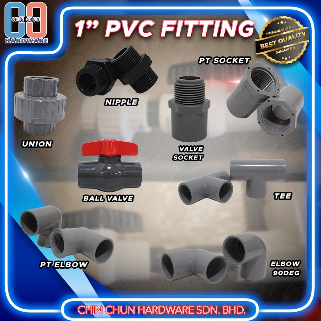 Pvc Fitting Pvc Union Pvc Nipple Pvc Elbow Deg Pvc Ball Valve Pvc Pt