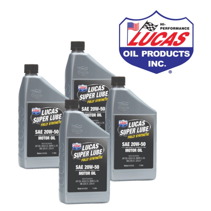 Bundle Of Lucas Super Lube Fully Synthetic Sae W Motor Oil L