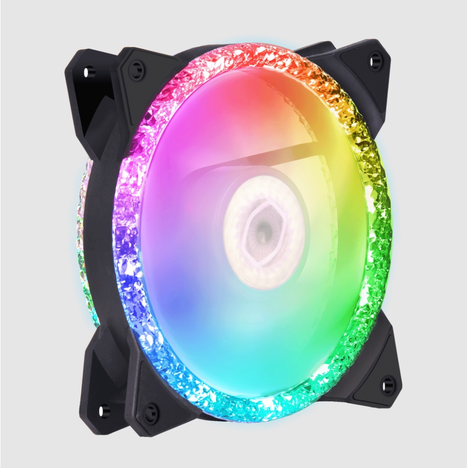 Cooler Master Masterfan Mf Prismatic Tri Loop Crystal Argb Fan