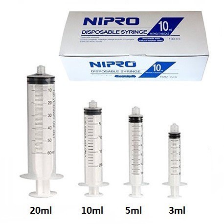 Nipro Syringe 5ml Without Needle 100pcs Box Unlock Nipro Syringe W O