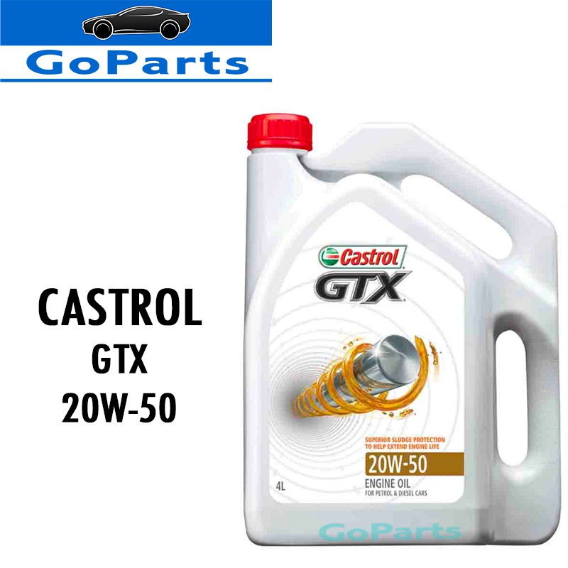 CASTROL GTX 20W50 ENGINE OIL 4 LITER Shopee Malaysia