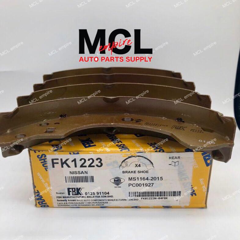 Fbk Rear Brake Shoe Fk Nissan Sentra N Shopee Malaysia