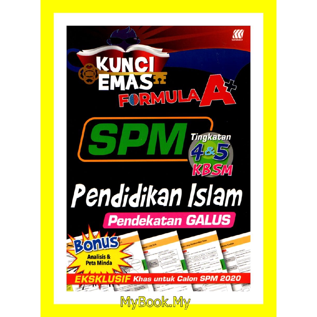 MyB Buku Nota Latihan Kunci Emas Formula A Tingkatan 4 5 SPM KBSM