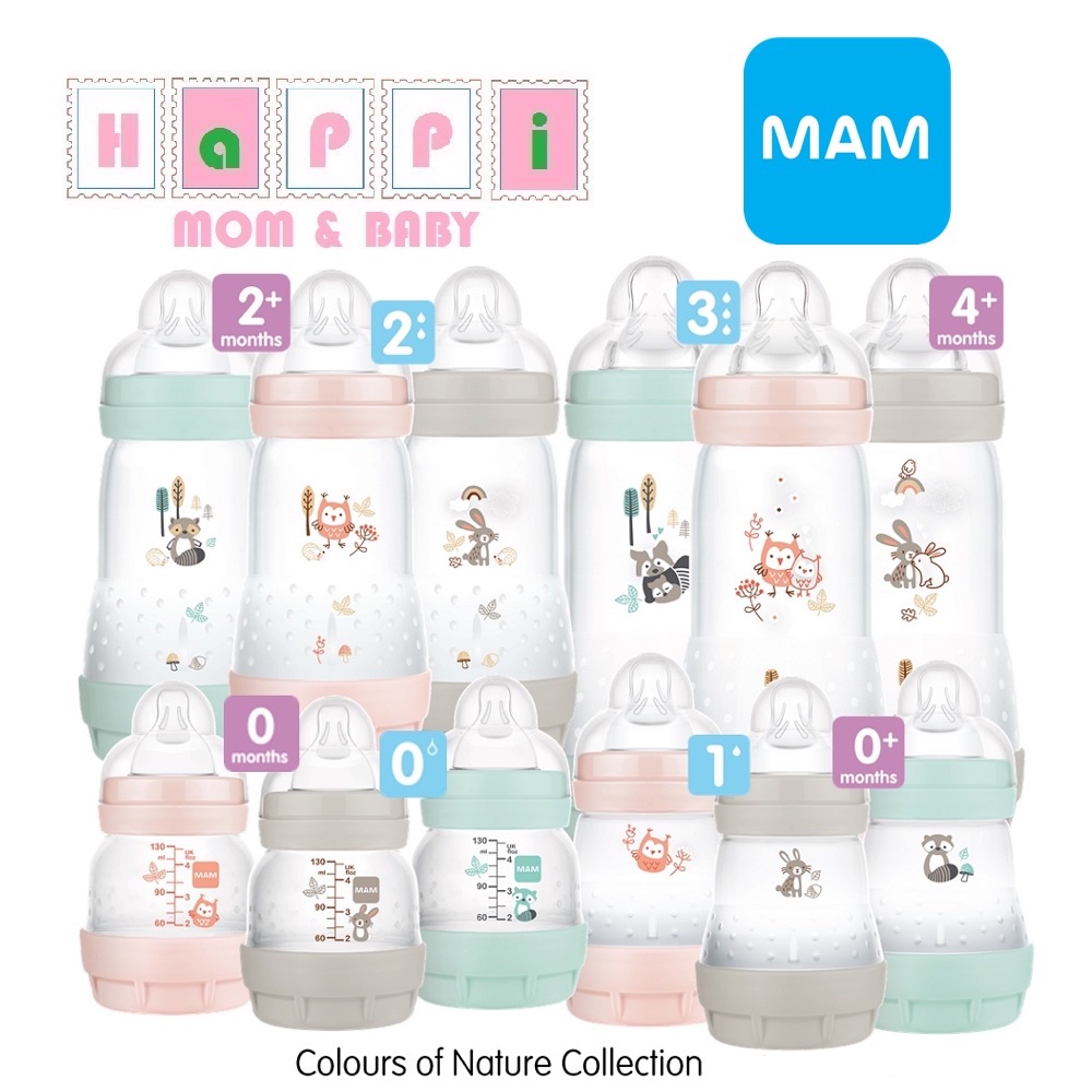 Mam Easy Start Colours Of Nature Anti Colic Bottle Self Sterilizing