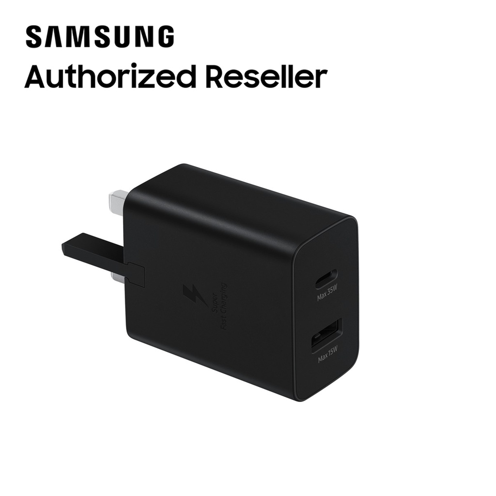 SAMSUNG 35W PD POWER ADAPTER DUO USB C USB A Shopee Malaysia