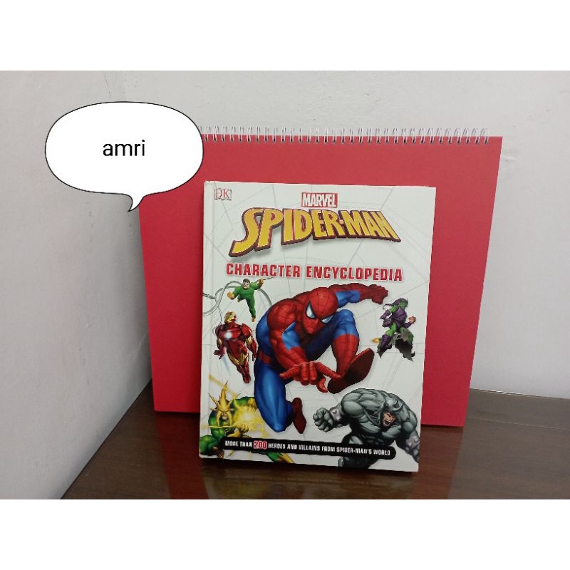 Book Marvel Spiderman Character Encyclopedia Shopee Malaysia