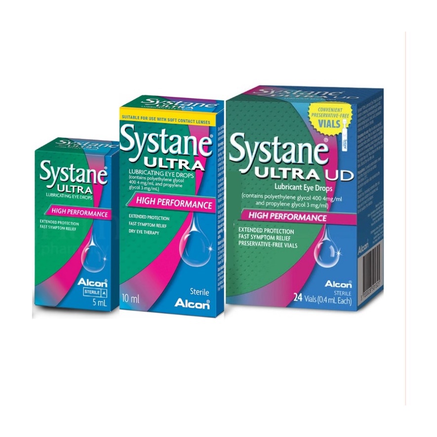 Alcon Systane Ultra Lubricant Eyedrops Ml Ml Udv Vials Ml Each