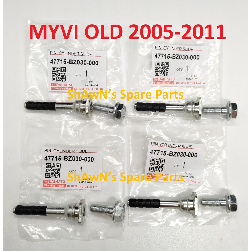 Oem Front Disc Brake Pin Caliper Pin Set Perodua Myvi Old Lagi