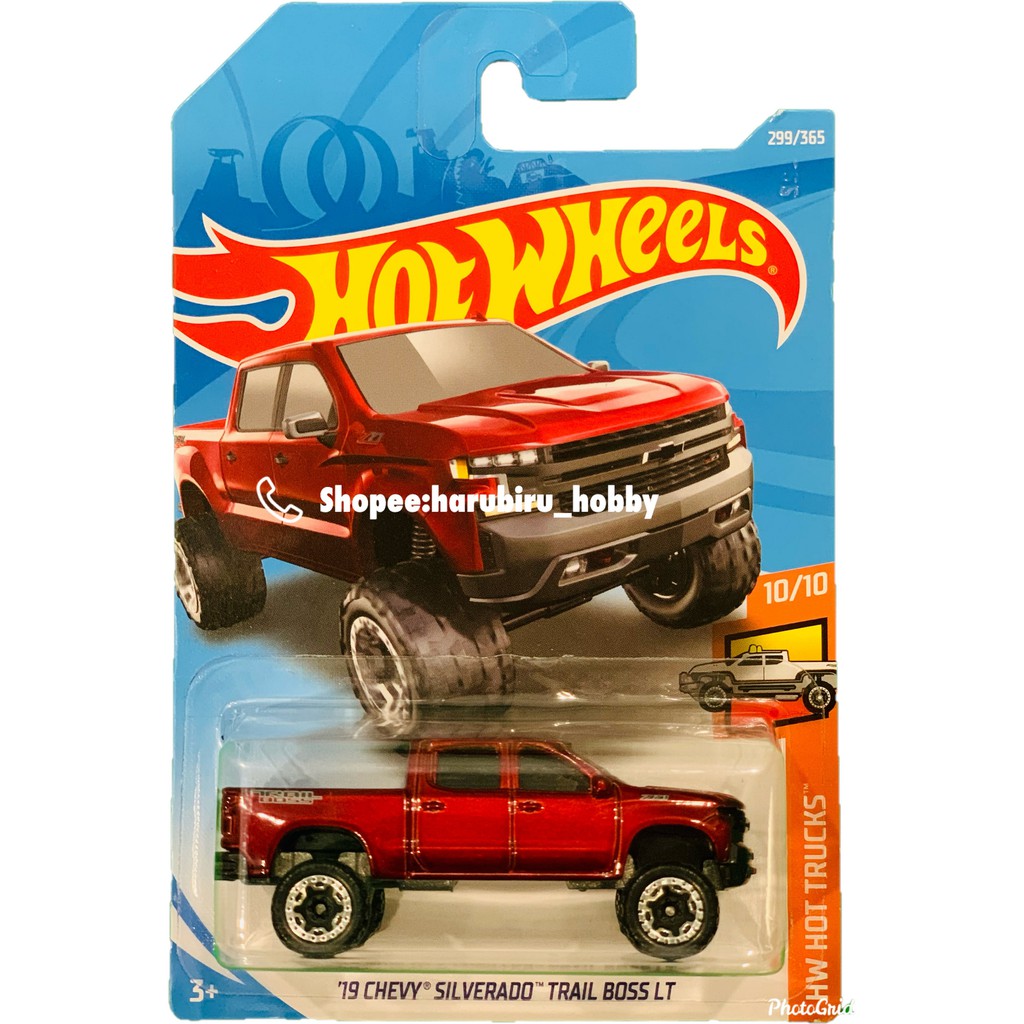 Hot Wheels Chevy Silverado Trail Boss Shopee Malaysia