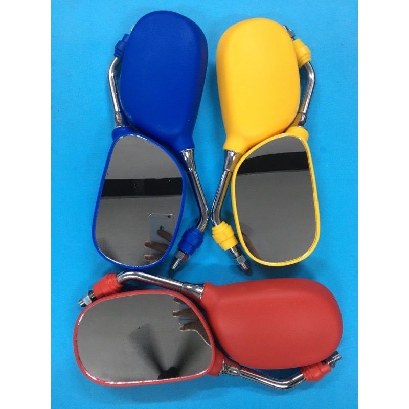 Yamaha Side Mirror Color Batang Chrome Blue Yellow Red Batang Besar