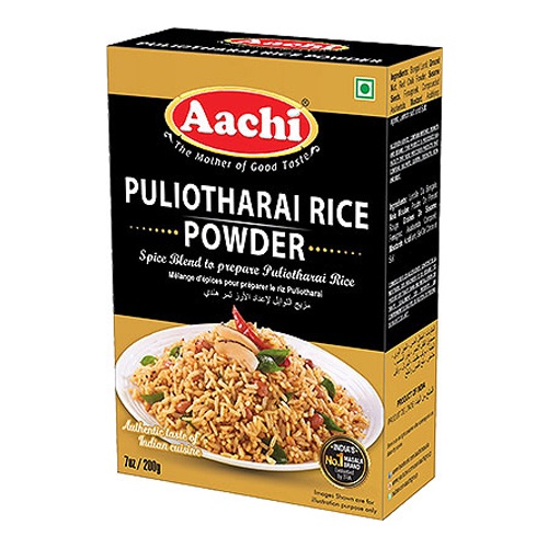 Aachi Puliyogare Rice Powder G Tamarind Rice Powder Shopee Malaysia