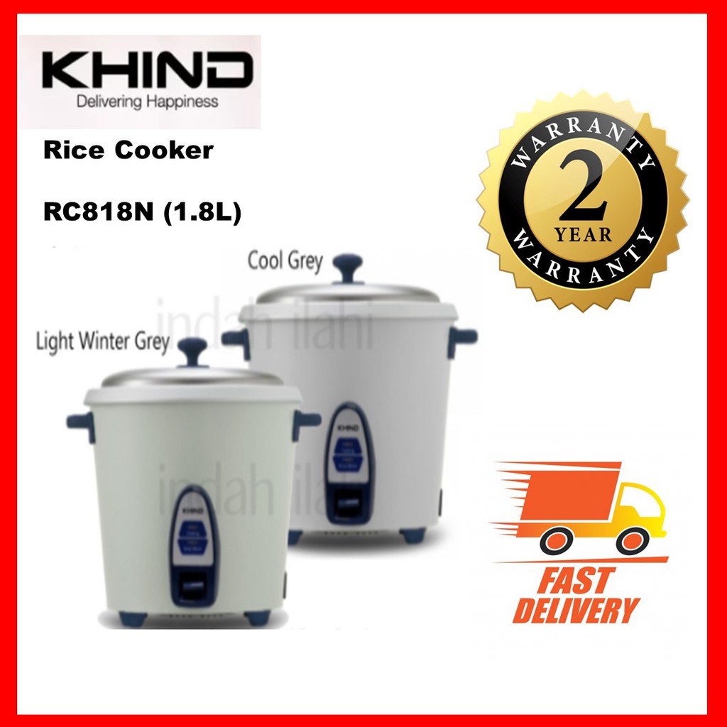 KHIND RICE COOKER RC818N 1 8L Shopee Malaysia