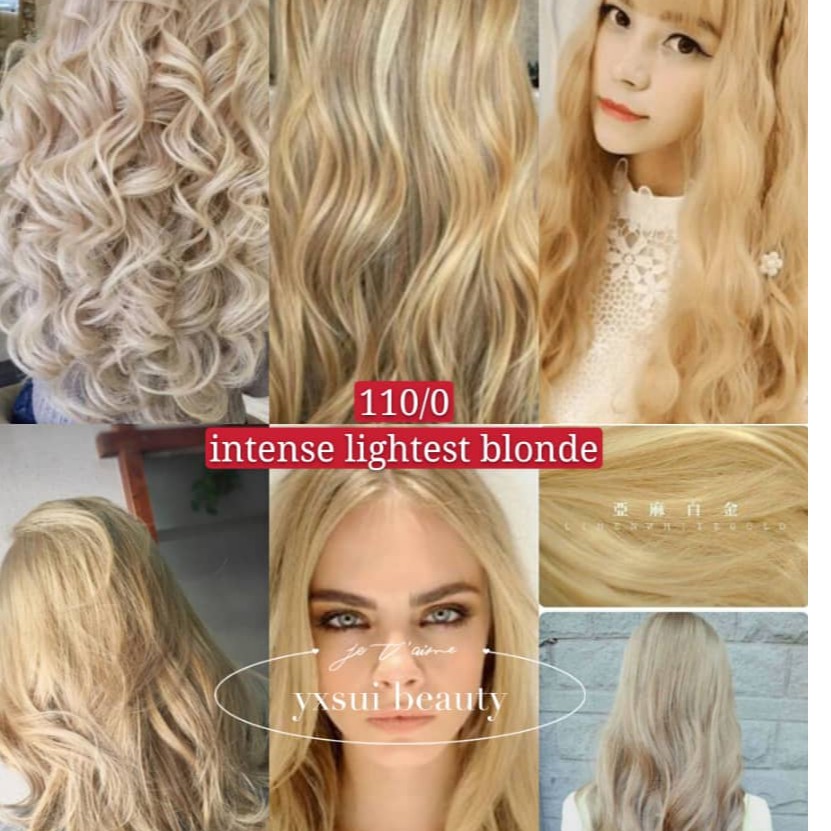 COD 110 0 Hair Dye Colour Intense Lightest Blonde SALON PROFESSIONAL