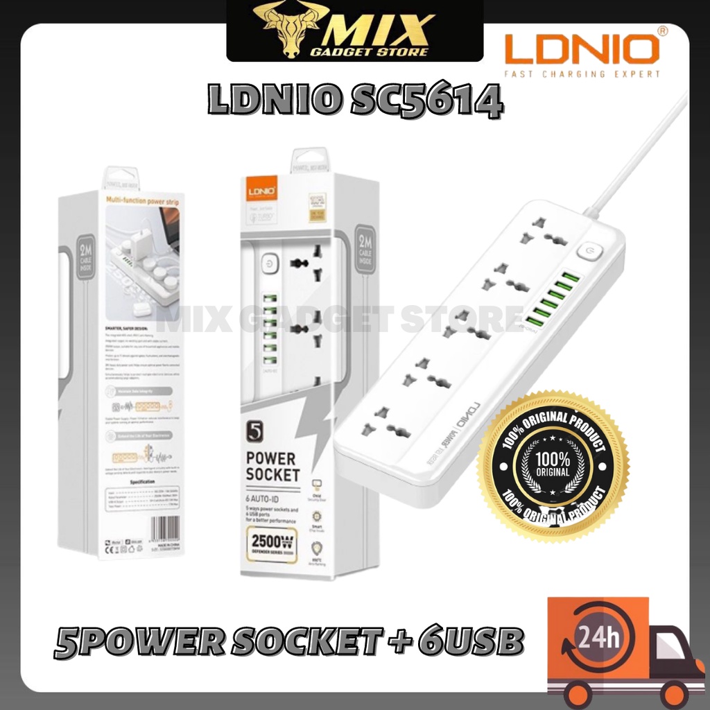 Ldnio Sc Power Socket Usb Port Uk Universal Pin Type Fast