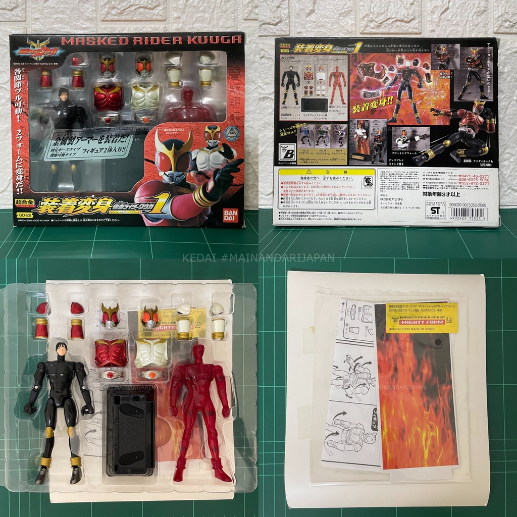 Bandai Souchaku Henshin Series SHS GD 22 Kamen Rider Kuuga Growing