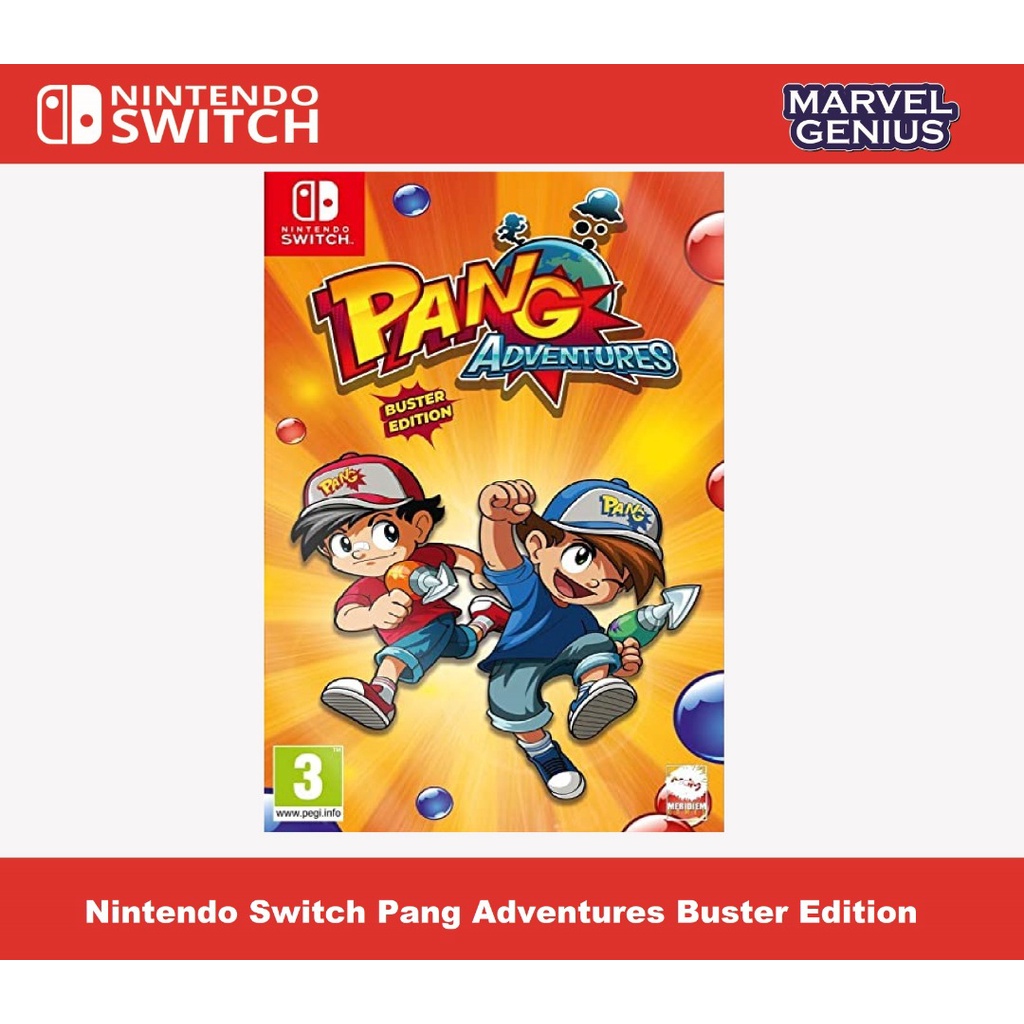 NSW NS Nintendo Switch GAME Pang Adventure Buster Edition EU English