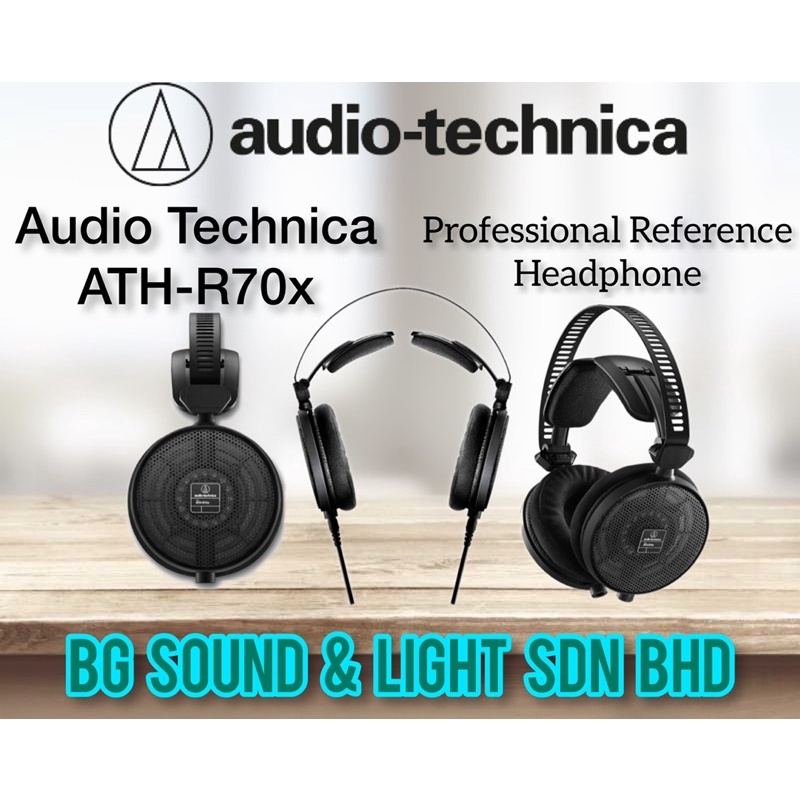 Audio Technica ATH R70X Professional Open Back Reference Headphones