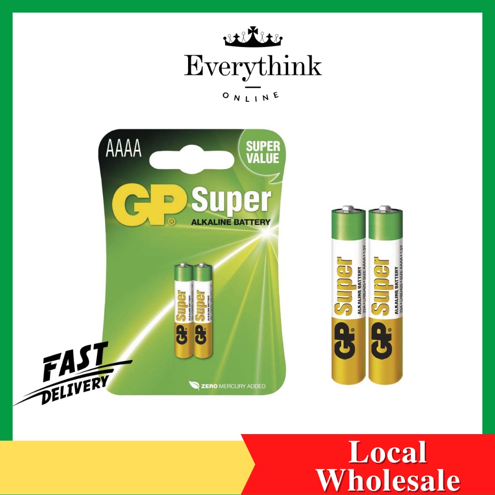 Ready Stock Gp Recyko Aaaa V Super Alkaline Battery Batteries