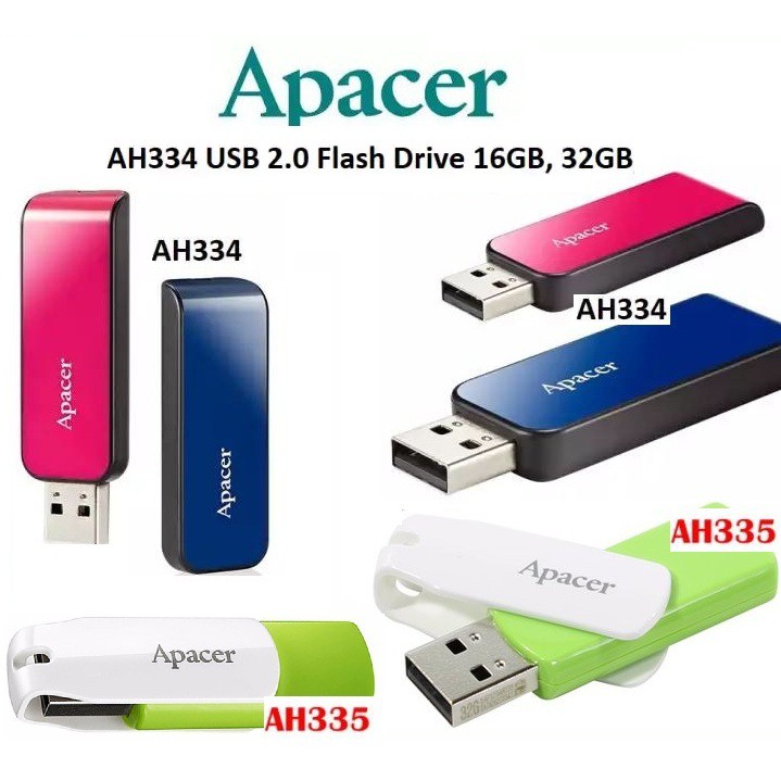 Apacer Gb Gb Gb Usb Pendrive Pen Drive Flash Drive Thumb