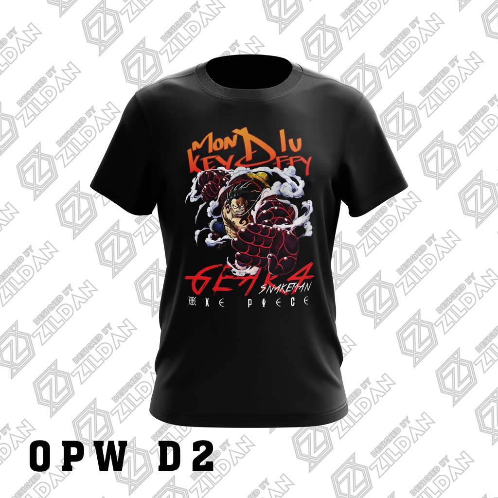 One Piece Luffy Wano Arc Anime Viral T Shirt Shopee Malaysia