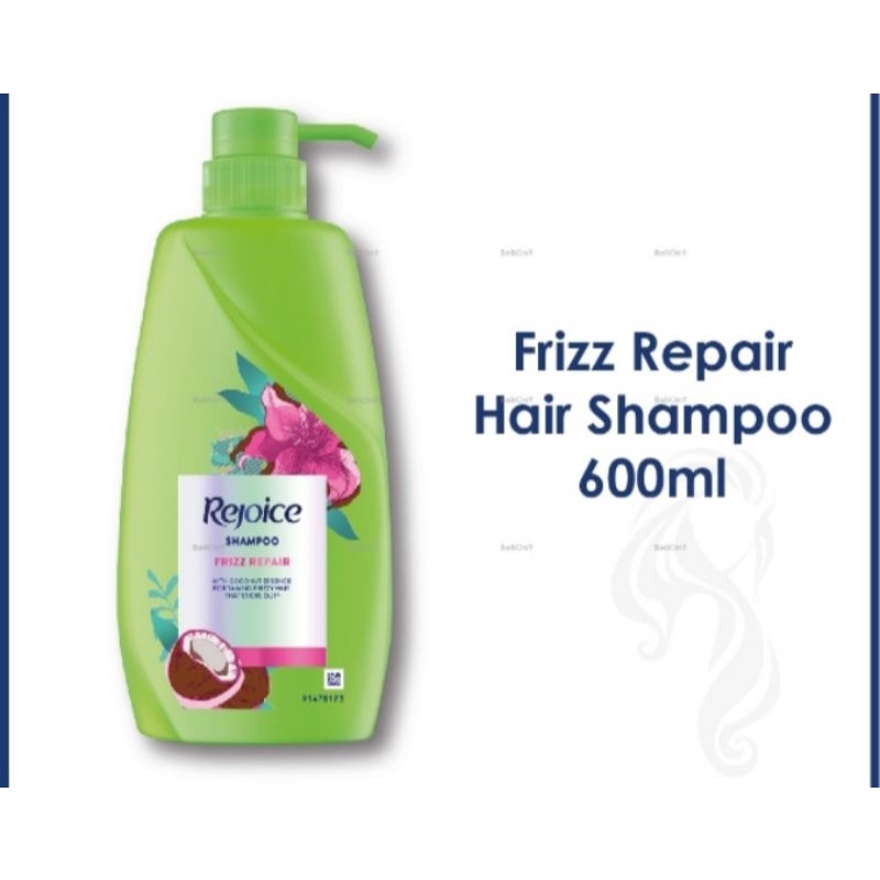 Rejoice Frizz Repair Hair Shampoo 600ml Rich Soft Smooth Conditioner