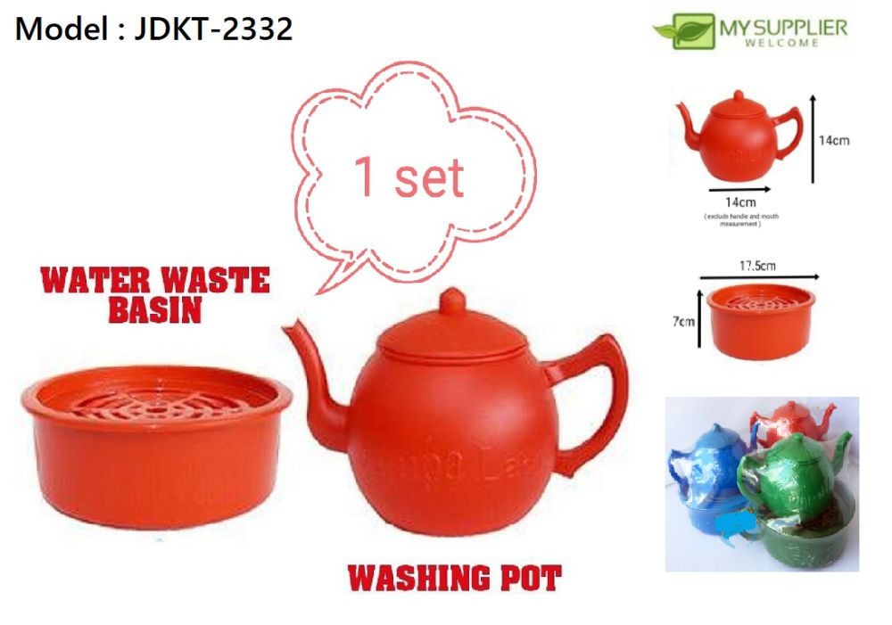 Hand Washing Pot Kendi Basuh Cuci Tangan Washing Pot With Tray