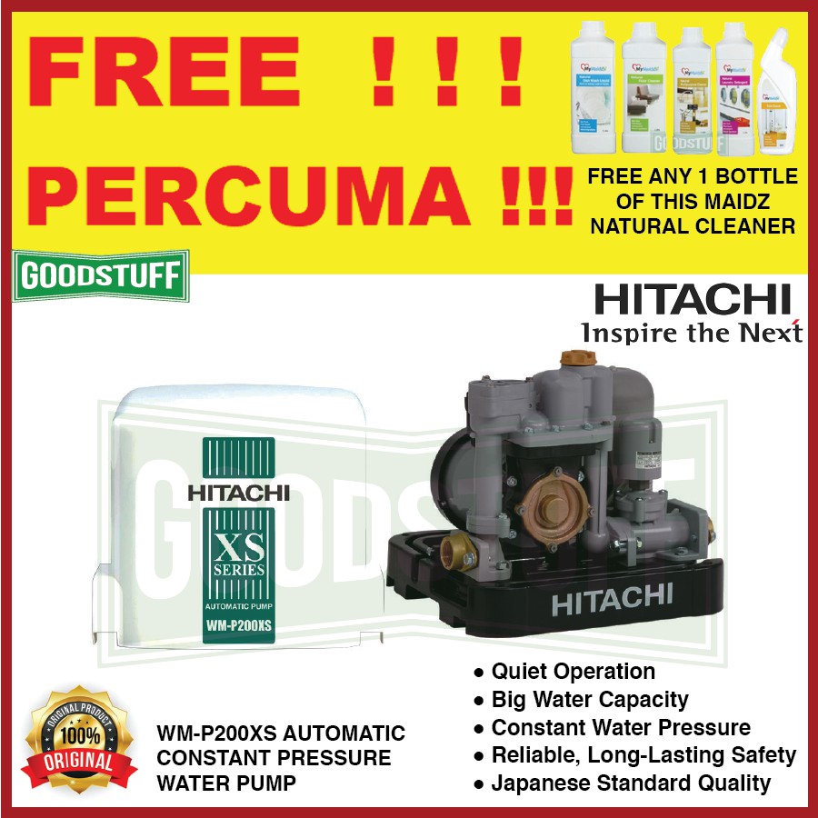 Hitachi Original Product Wm P Xs Automatic Constant Pressure